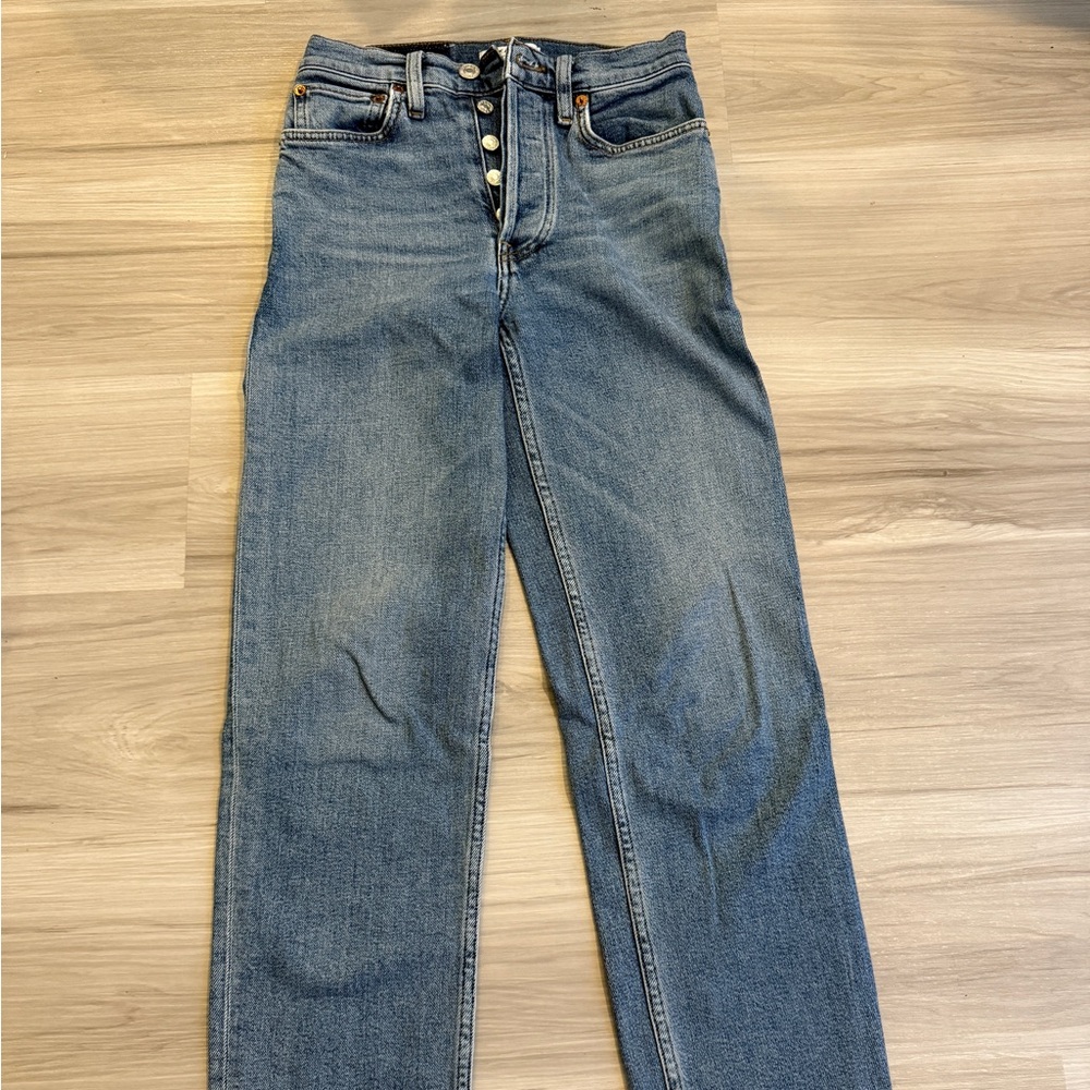 Re/Done 70’s Stove Pipe Jeans